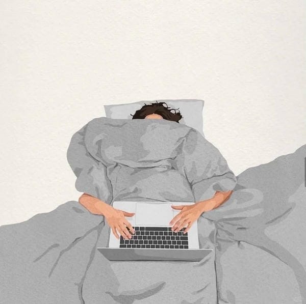 hình ảnh chán nản mệt mỏi