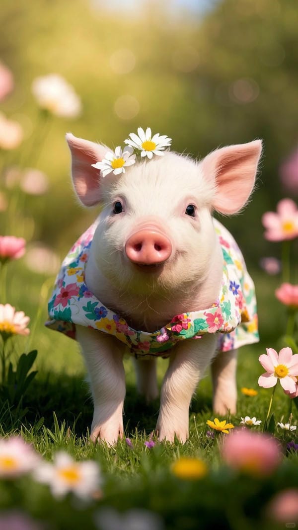 hình ảnh con lợn cute