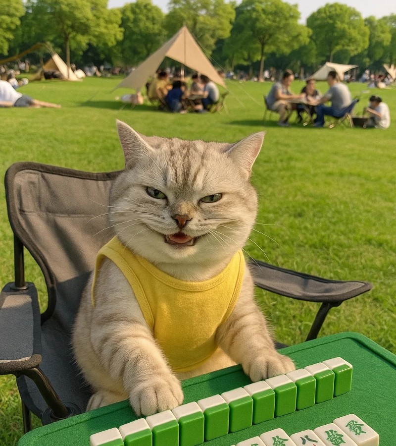 hình ảnh con mèo ngầu cầm dao