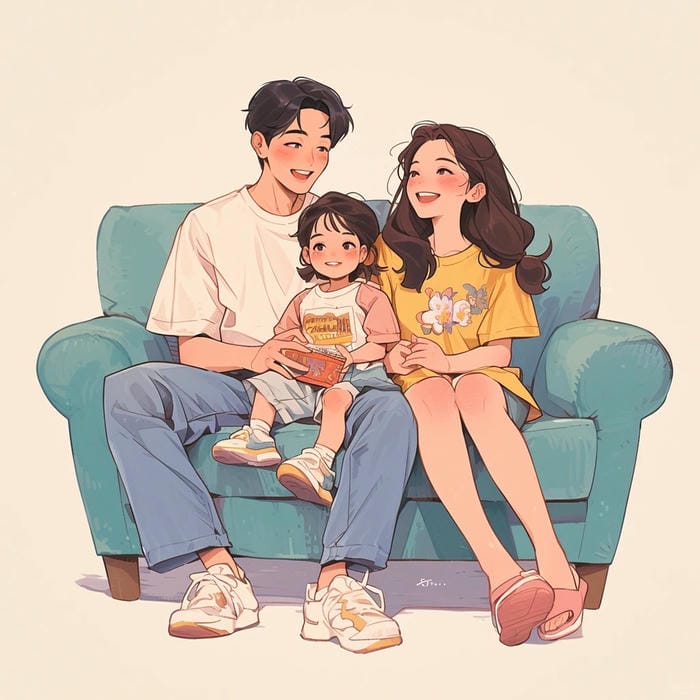 hình ảnh gia đình hạnh phúc 3