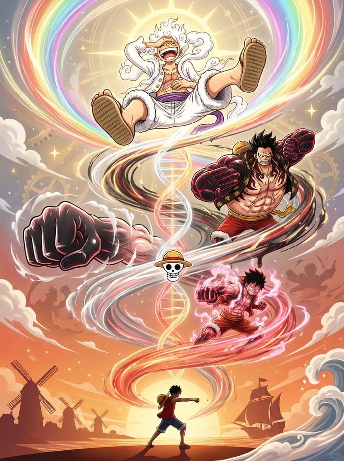 hình ảnh luffy gear 5 12