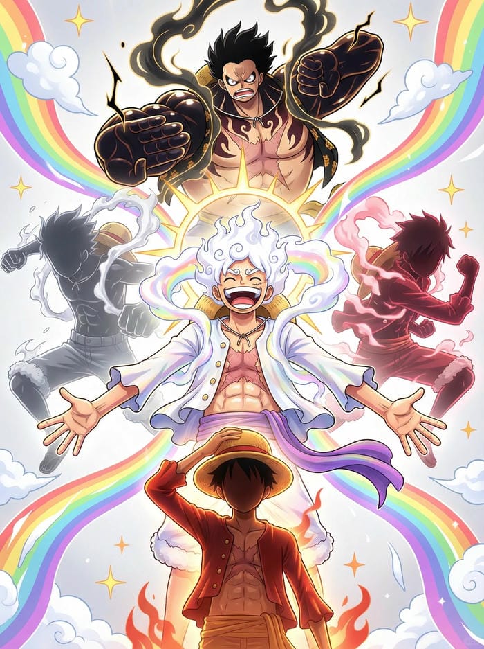 hình ảnh luffy gear 5 13