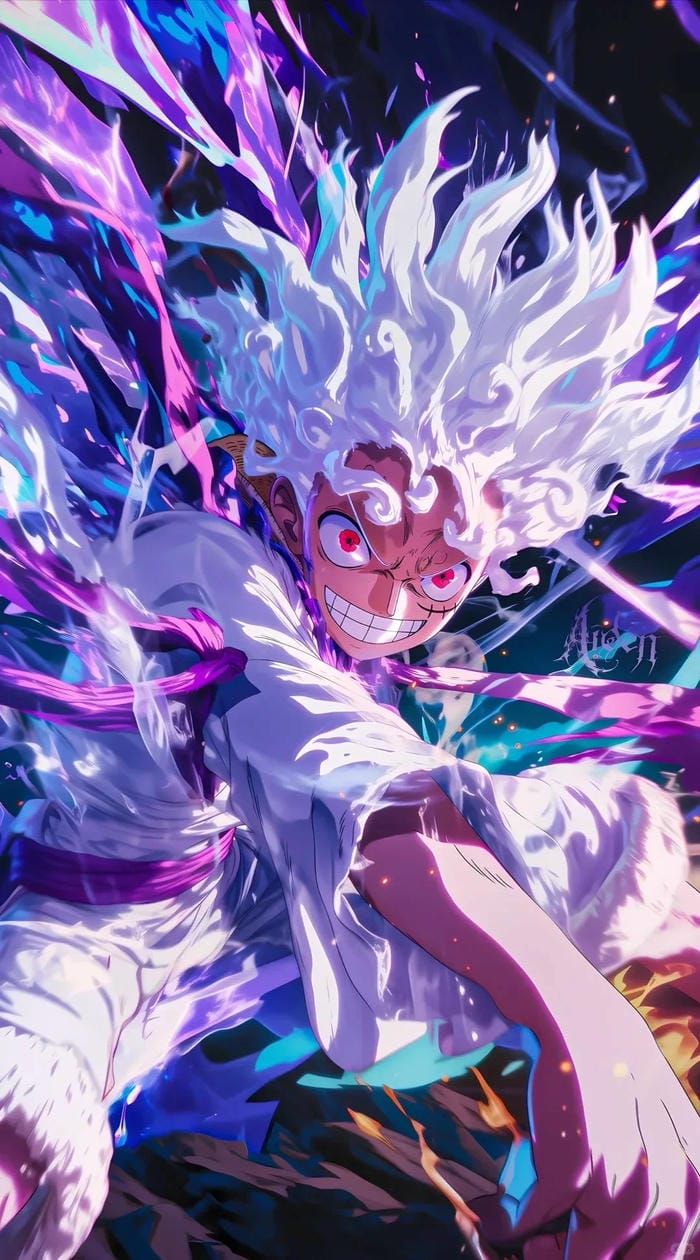 hình ảnh luffy gear 5 15