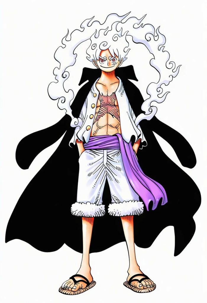 hình ảnh luffy gear 5 24