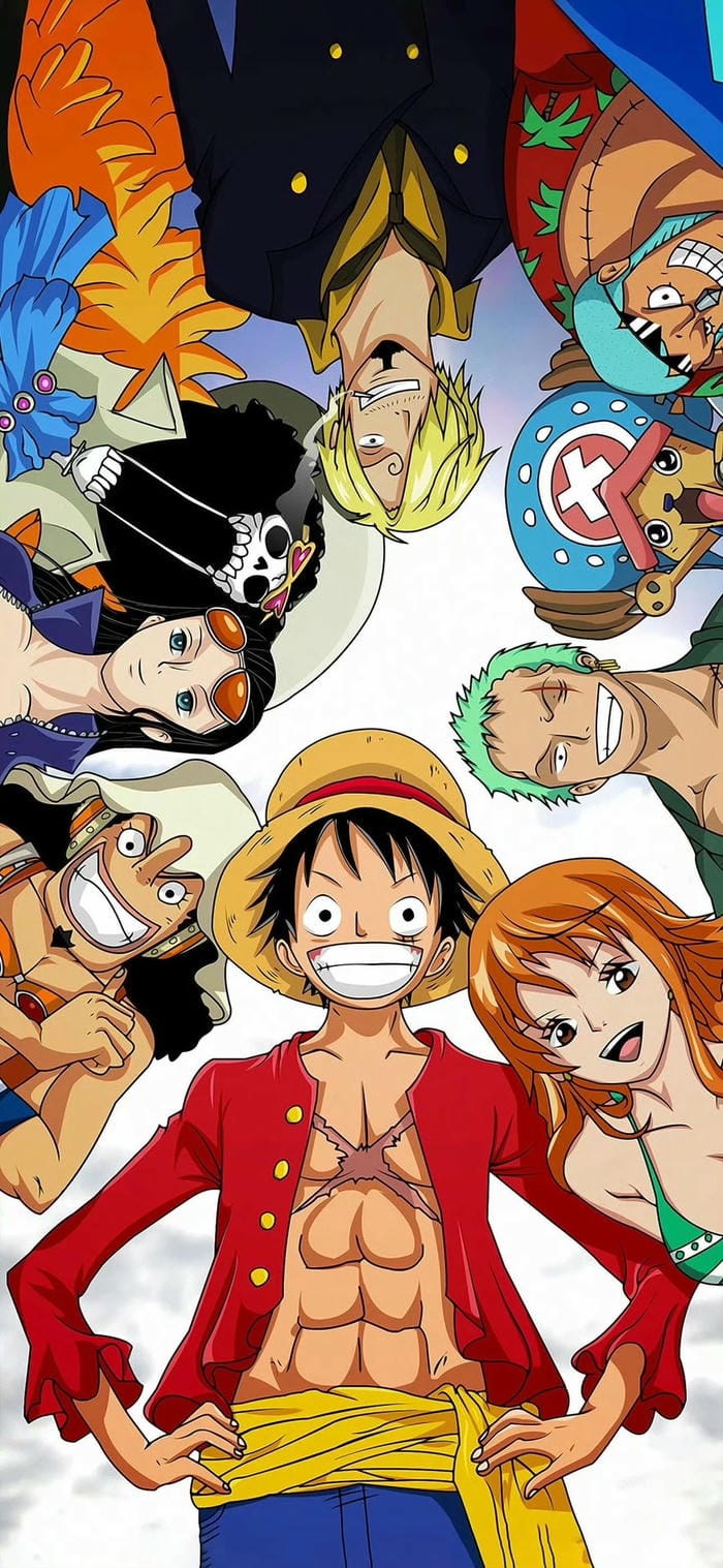 hình ảnh luffy gear 6 cười