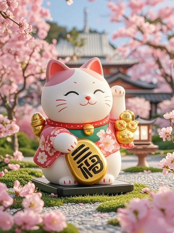 hình ảnh mèo thần tài 1