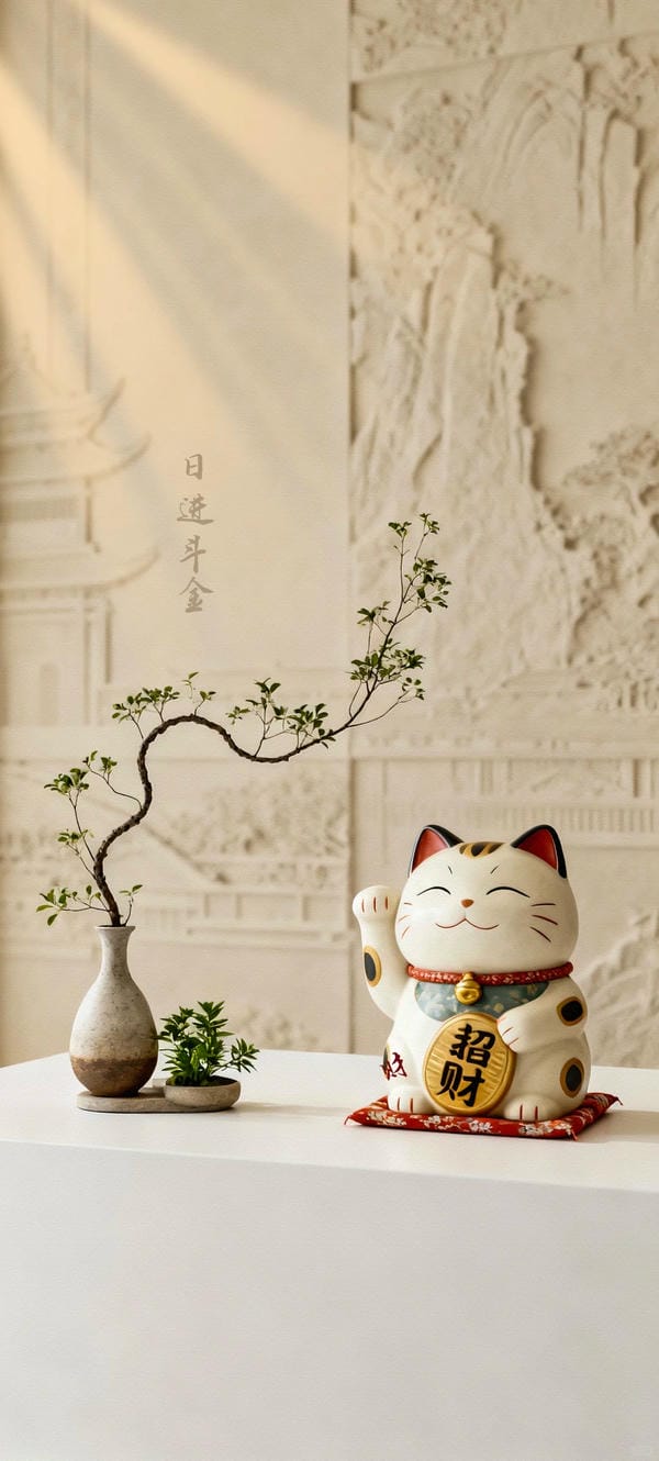 hình ảnh mèo thần tài 16