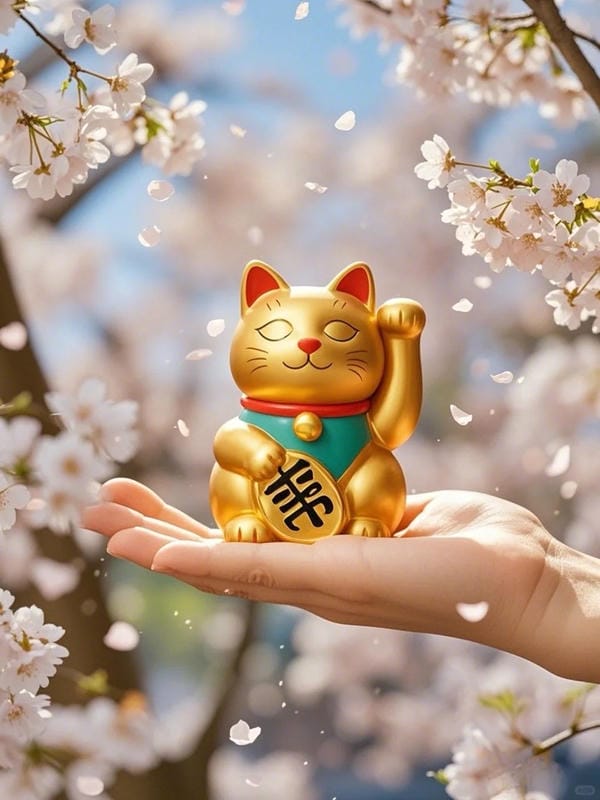 hình ảnh mèo thần tài 2