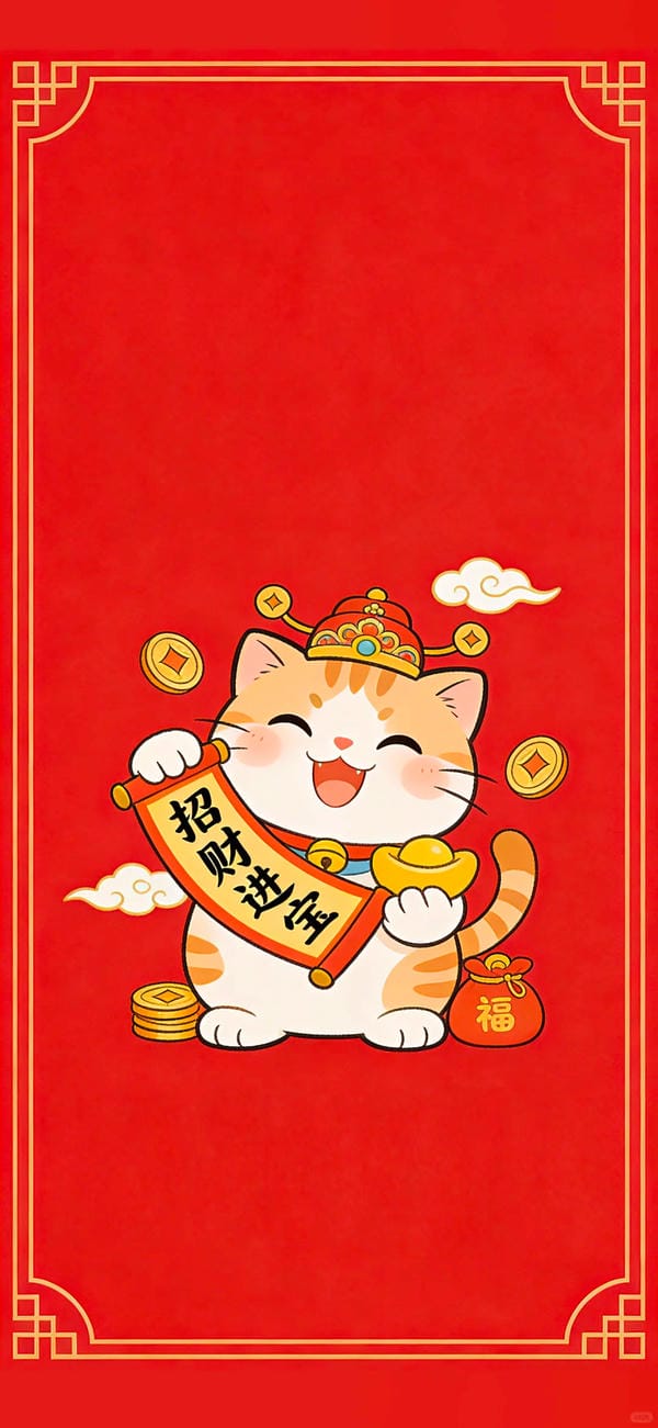 hình ảnh mèo thần tài 4