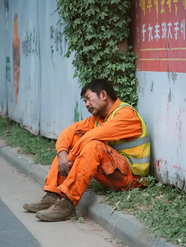 hình ảnh mệt mỏi đáng yêu