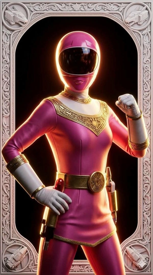 siêu nhân gao hồng 18