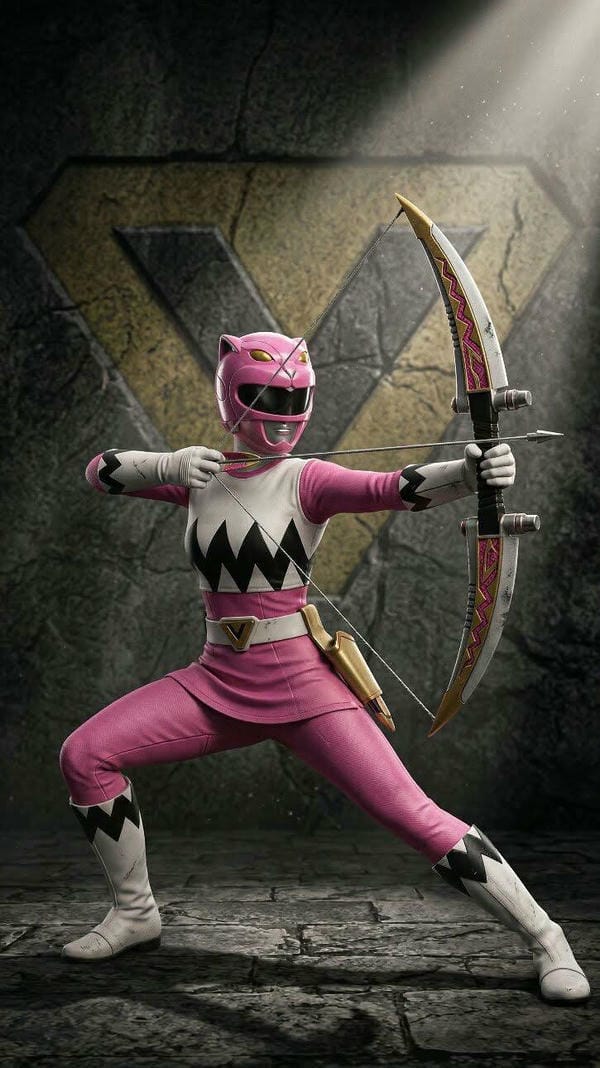 siêu nhân gao màu hồng