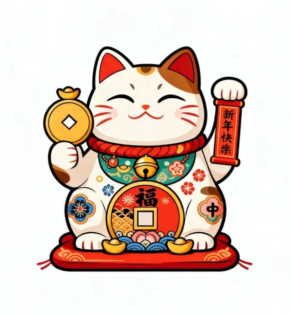 tải ảnh mèo thần tài